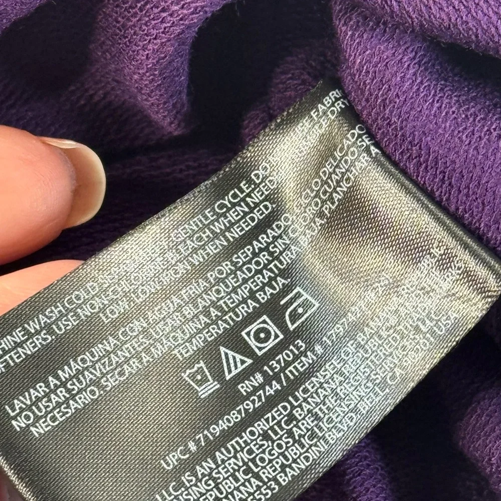 Banana Republic Boatneck Long Sleeve Top Rayon Blend Stretch Tee New - Picture 3 of 6